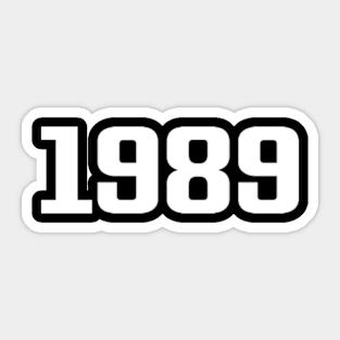 1989 Sticker